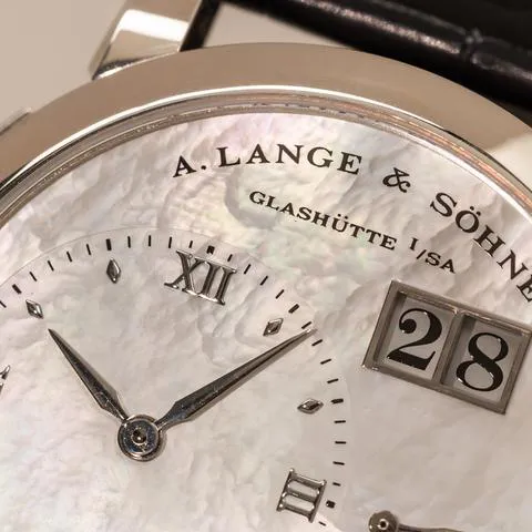 A. Lange & Söhne Lange 1 110.029 38.5mm White gold Mother-of-pearl 3