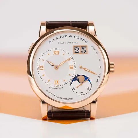 A. Lange & Söhne Lange 1 192.032 38.5mm Rose gold Silver 6