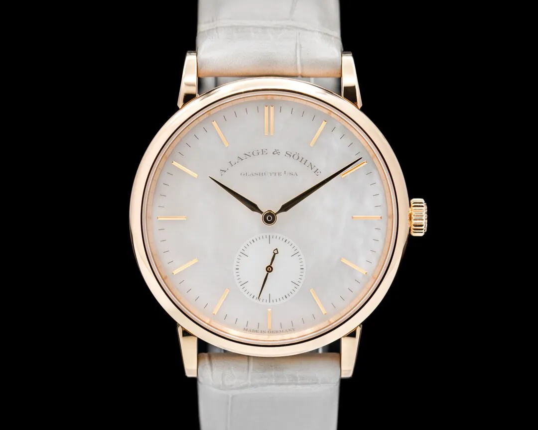 A. Lange & Söhne Saxonia 219.043 35mm Rose gold White