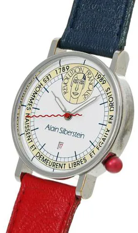 Alain Silberstein 33mm Stainless steel White 2