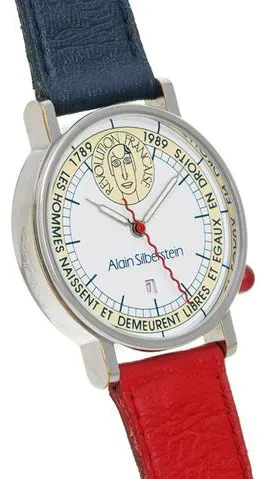 Alain Silberstein 33mm Stainless steel White 3