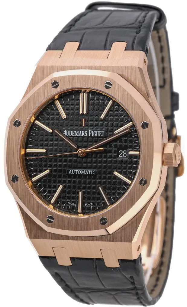 Audemars Piguet Royal Oak 15400OR.OO.D002CR.01 41mm Rose gold Black 4