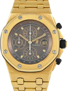 Audemars Piguet Royal Oak Offshore 25721BA.OO.1000BA.02 Yellow gold Blue