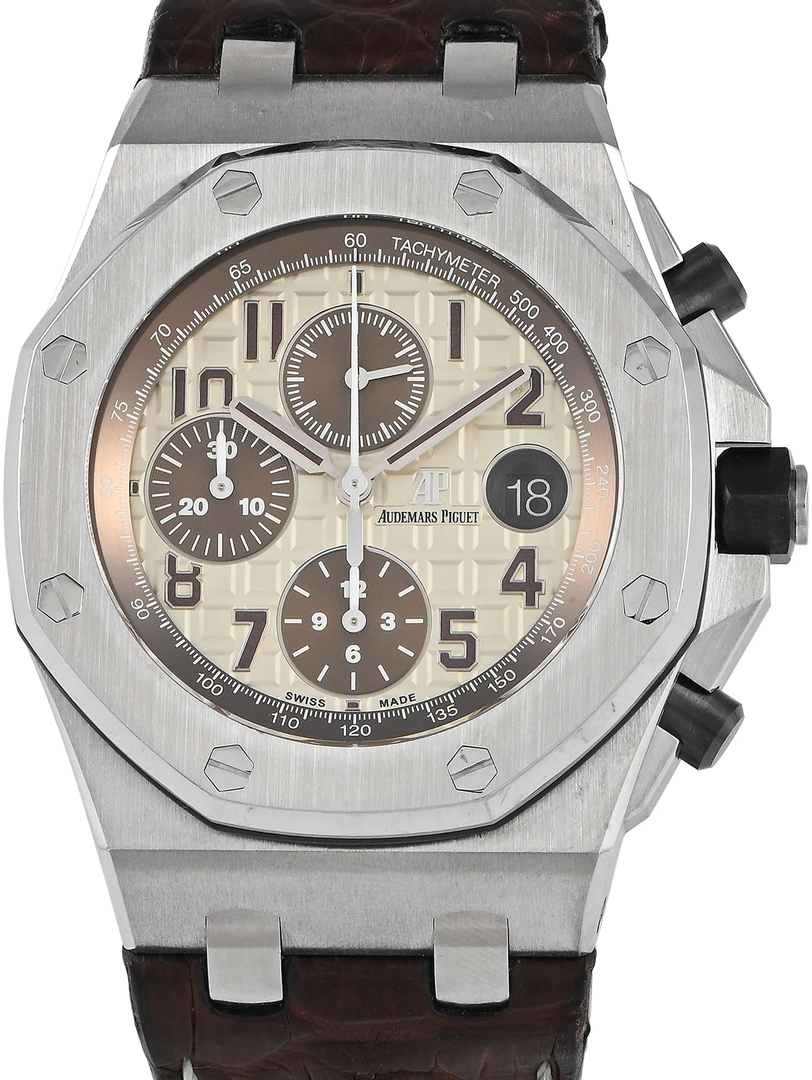 Audemars Piguet Royal Oak Offshore 26470ST.OO.A801CR.01 42mm Stainless steel Beige