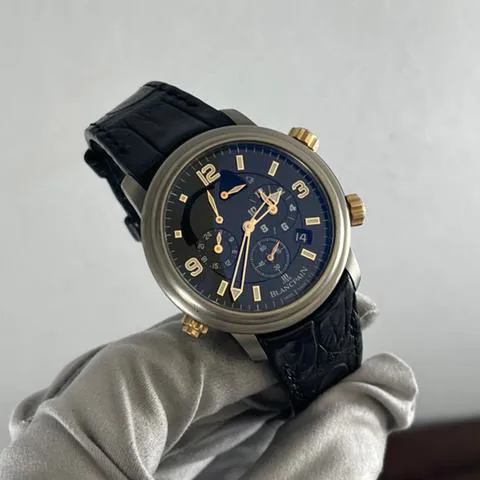 Blancpain Léman Réveil GMT 2041-12A30-64B 40mm Titanium Black