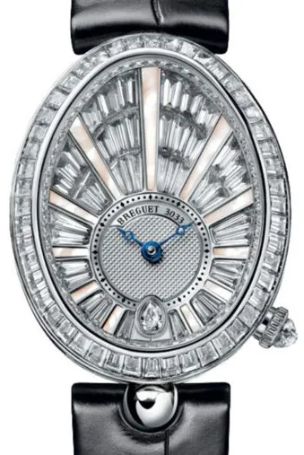 Breguet Reine de Naples 8939BB/6D/964/DD0D3L 38.5mm White gold White