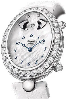 Breguet Reine de Naples 8978BB/58/974/D00D3L 38.45mm White gold and 18k white gold White