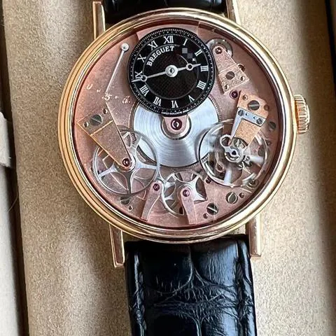 Breguet Tradition 7027BR/R9/9V6 37mm Rose gold Black