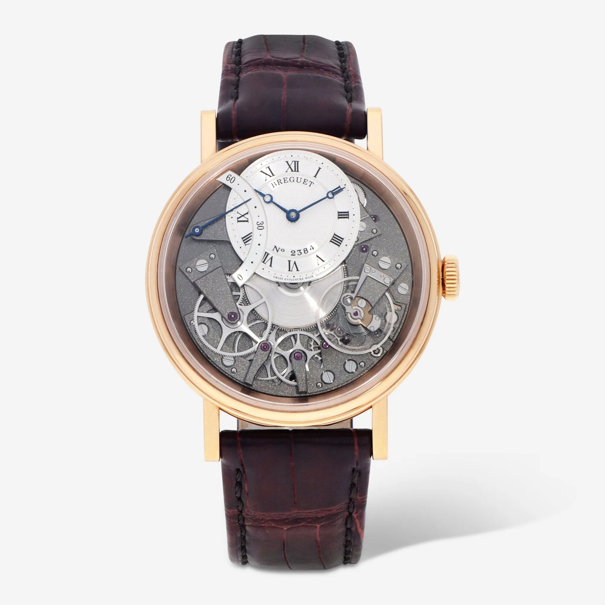 Breguet Tradition 7097BR/G1/9WU 40mm Rose gold and 18k rose gold Silver