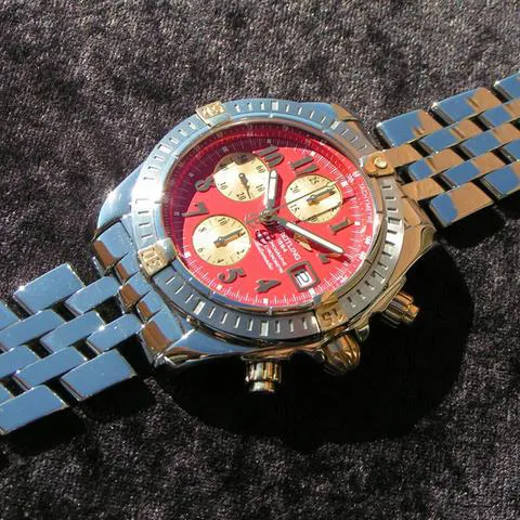 Breitling Chronomat B13356 Yellow gold and Stainless steel Red 5