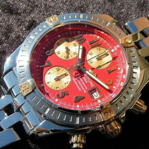 Breitling Chronomat B13356 Yellow gold and Stainless steel Red 6