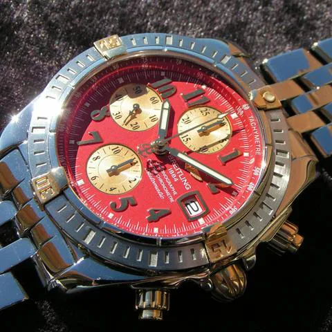 Breitling Chronomat B13356 Yellow gold and Stainless steel Red 7