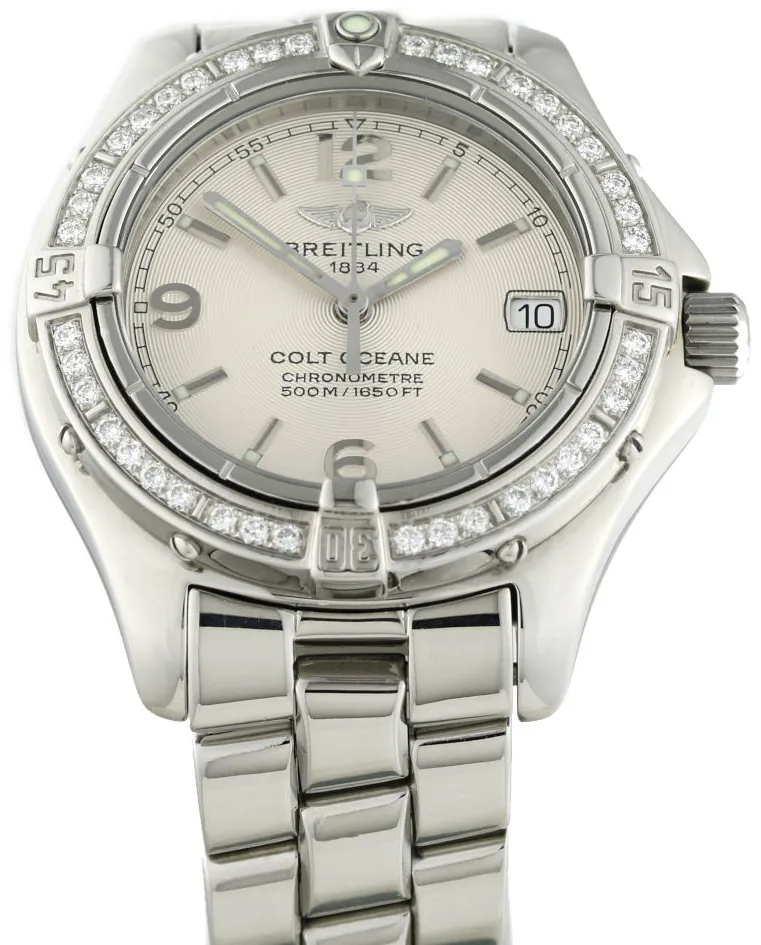 Breitling Colt Oceane A77350 33mm Stainless steel White