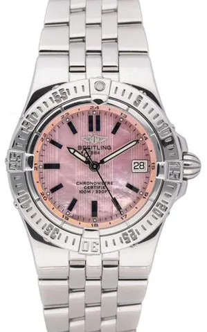 Breitling Galactic A71340 30mm Stainless steel Mother-of-pearl