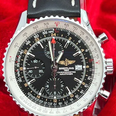 Breitling Navitimer World A2432212/B726 46mm Stainless steel Black