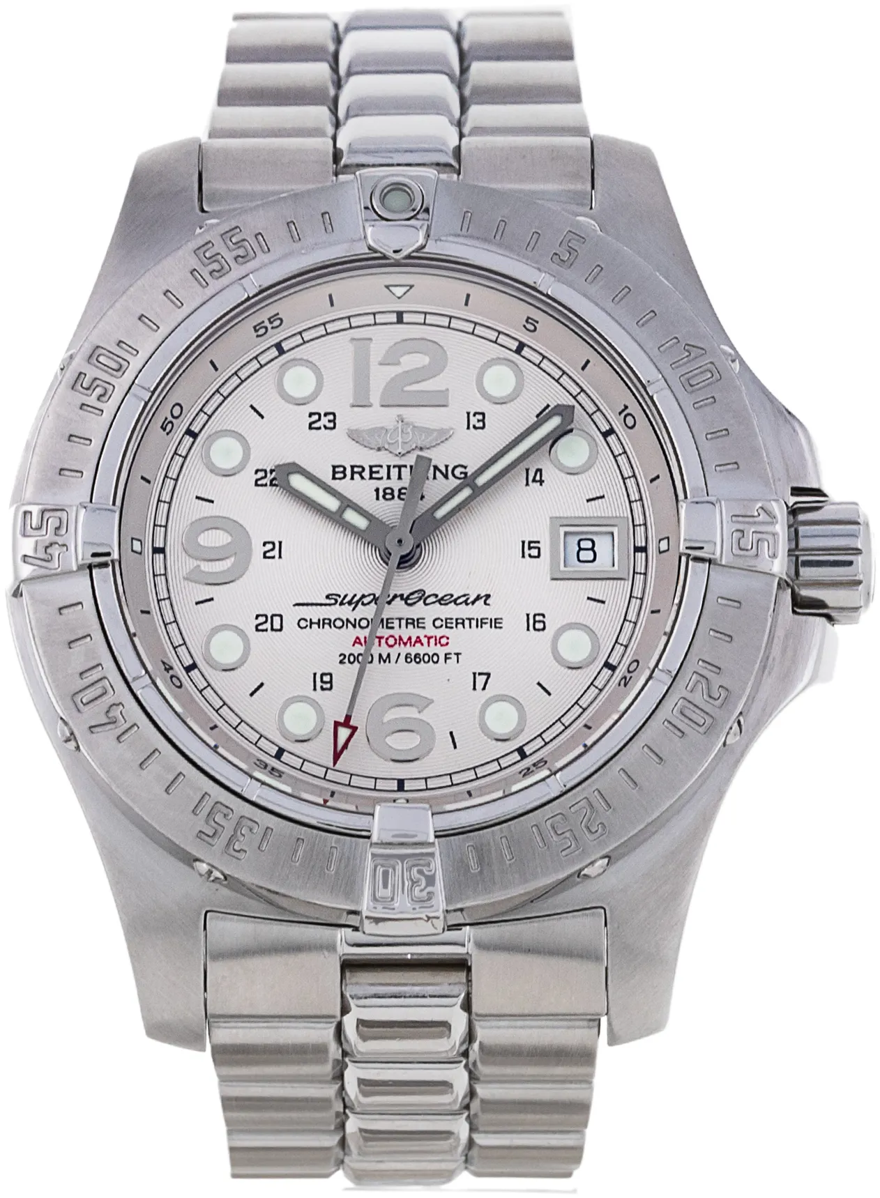 Breitling Superocean A17390 44mm Stainless steel Beige