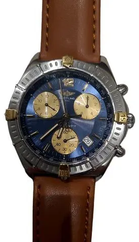 Breitling Windrider B53011 39mm Yellow gold and Stainless steel Blue