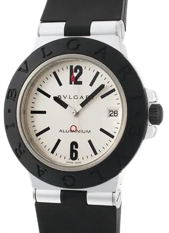 Bulgari Diagono AL 38 TA 38mm Aluminium Silver