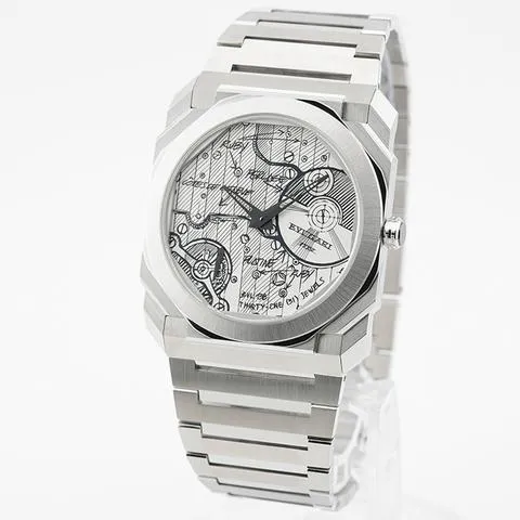 Bulgari Octo Finissimo 104163 40mm Stainless steel White 1