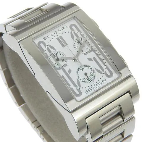 Bulgari Rettangolo RTC49S RTC49S 2.1mm Stainless steel White 2