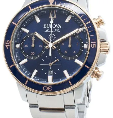 Bulova Marine Star 98B301 45mm Stainless steel Blue