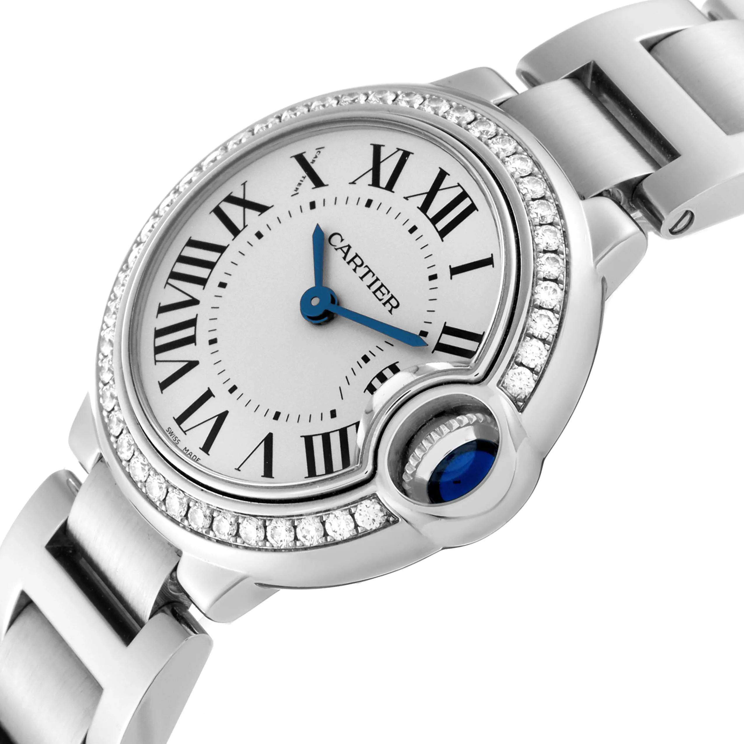 Cartier Ballon Bleu 28mm W4BB0015 28mm Stainless steel White 5