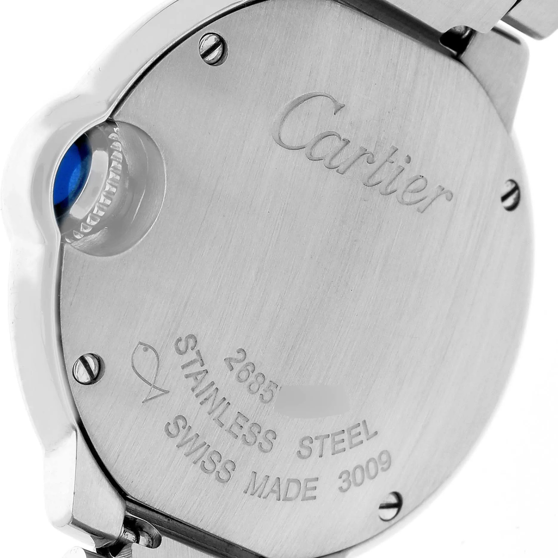 Cartier Ballon Bleu 28mm W4BB0015 28mm Stainless steel White 6