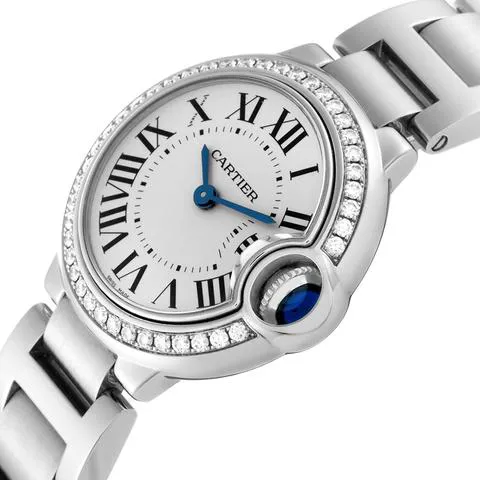 Cartier Ballon Bleu 28mm W4BB0015 28mm Stainless steel White 1