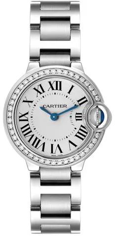 Cartier Ballon Bleu 28mm W4BB0015 28mm Stainless steel White 3