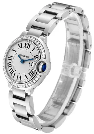 Cartier Ballon Bleu 28mm W4BB0015 28mm Stainless steel White 9