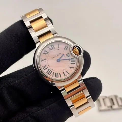 Cartier Ballon Bleu 28mm W6920034 28mm Yellow gold and Stainless steel Mother-of-pearl 1