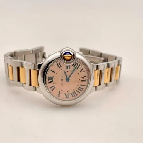 Cartier Ballon Bleu 28mm W6920034 28mm Yellow gold and Stainless steel Mother-of-pearl 4