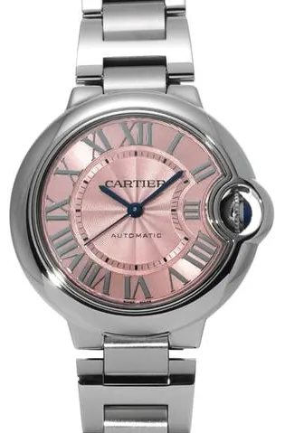 Cartier Ballon Bleu 33mm W6920100 33mm Stainless steel Pink