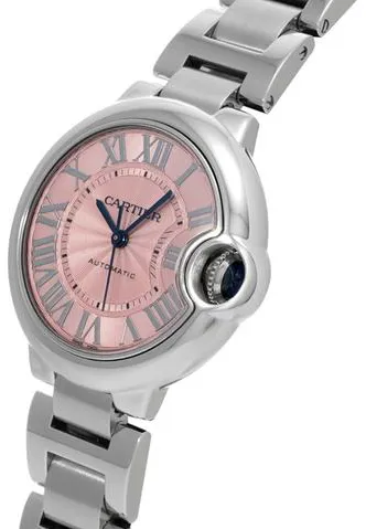 Cartier Ballon Bleu 33mm W6920100 33mm Stainless steel Pink 1