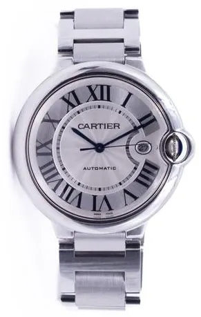 Cartier Ballon Bleu 3765 42mm Stainless steel Plateada,