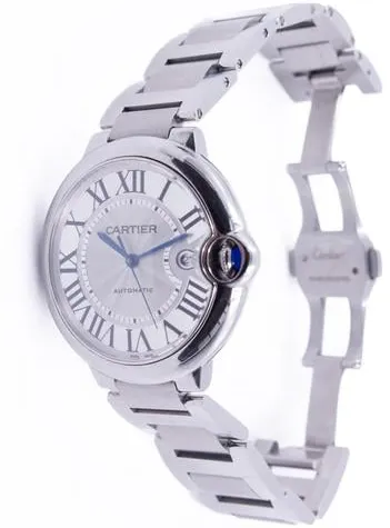 Cartier Ballon Bleu 3765 42mm Stainless steel Plateada, 2