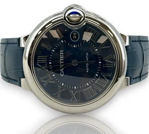 Cartier Ballon Bleu 42mm 3765 42mm Stainless steel Blue