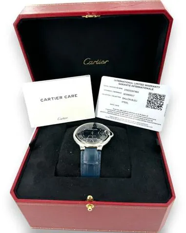 Cartier Ballon Bleu 42mm 3765 42mm Stainless steel Blue 9