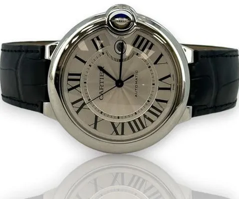 Cartier Ballon Bleu 42mm 3765 42mm Stainless steel Silver