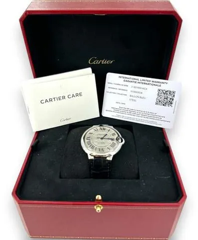 Cartier Ballon Bleu 42mm 3765 42mm Stainless steel Silver 9