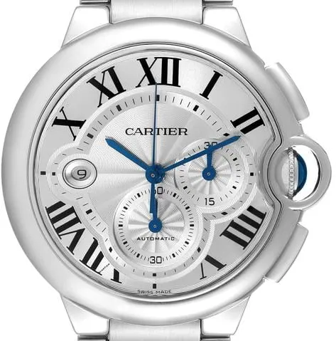 Cartier Ballon Bleu 44mm 63810 44mm Stainless steel Silver