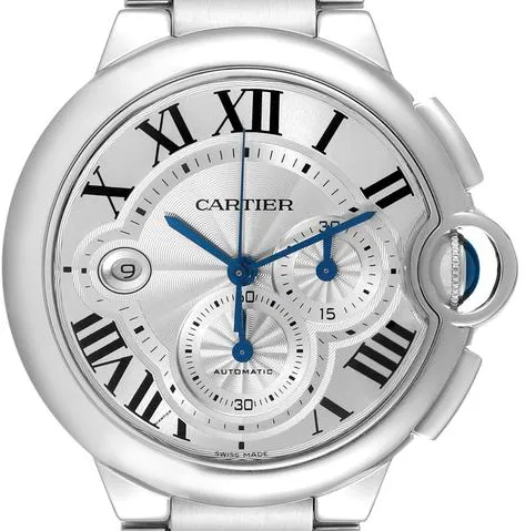 Cartier Ballon Bleu 44mm 63810 44mm Stainless steel Silver 1