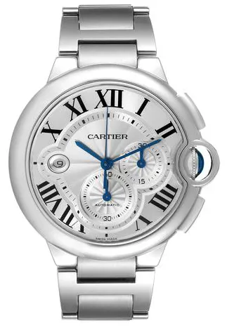 Cartier Ballon Bleu 44mm 63810 44mm Stainless steel Silver 2