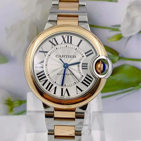 Cartier Ballon Bleu de Cartier w2bb0032 33mm Yellow gold and Stainless steel Silver