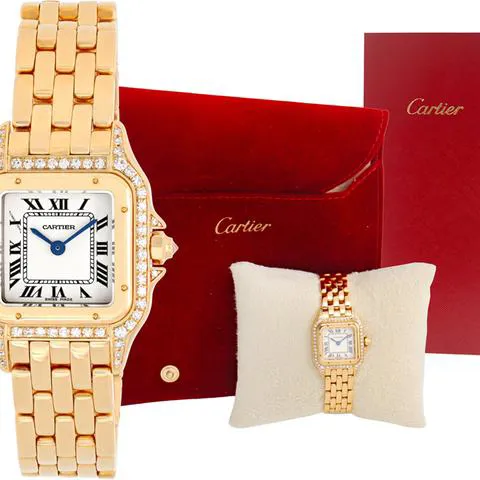 Cartier Panthère W25022B9 22mm Yellow gold Champagne 6