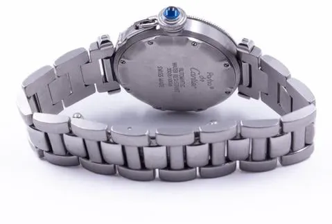 Cartier Pasha C 2324 35mm Stainless steel Bla 4