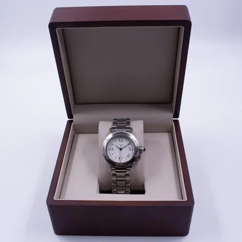 Cartier Pasha C 2324 35mm Stainless steel Bla 5