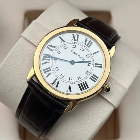 Cartier Ronde Solo de Cartier W6700455 36mm Yellow gold Silver 2