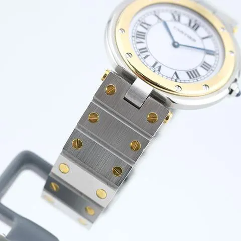 Cartier Santos 8191 27mm Yellow gold and Stainless steel White 6