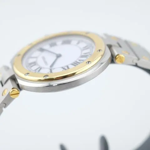 Cartier Santos 8191 27mm Yellow gold and Stainless steel White 12